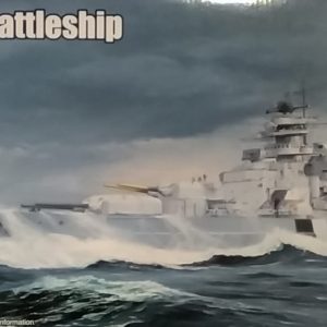 German Bismarck Battleship  -  Escala 1/350