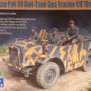 German 4x4 7,5cm Pak 40 Anti-Tank Tractor C8 (Beutewagen)  -  Escala 1/35