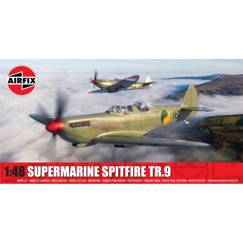 SUPERMARINE SPITFIRE TR.9 - Escala 1/48 1 SUPERMARINE SPITFIRE TR.9 - Escala 1/48