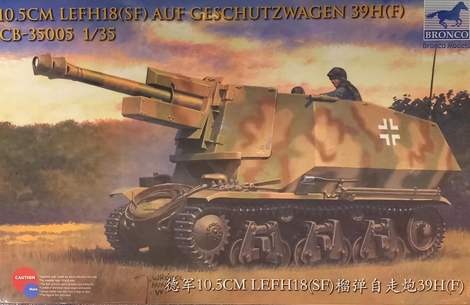 10.5CM LEFH18(SF) AUF GESCHUTZWAGEN 39H (F) - Escala 1/35 1 10.5CM LEFH18(SF) AUF GESCHUTZWAGEN 39H (F) - Escala 1/35