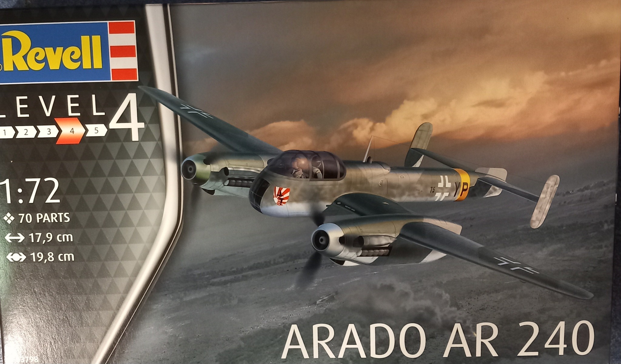 Arado AR 240 - Escala 1/72 1 Arado AR 240 - Escala 1/72