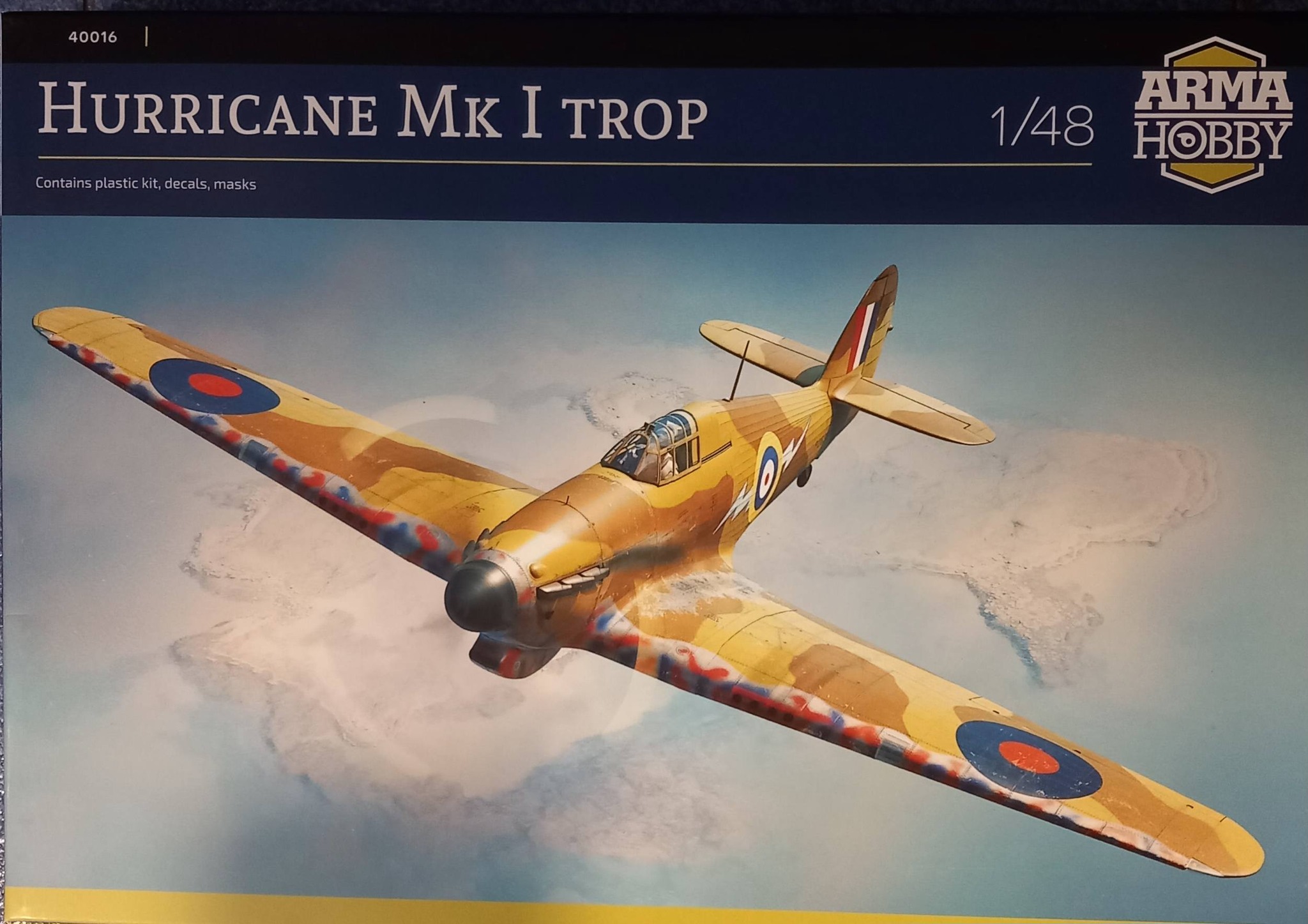 Hurricane Mk I Trop - Escala 1/48 1 Hurricane Mk I Trop - Escala 1/48