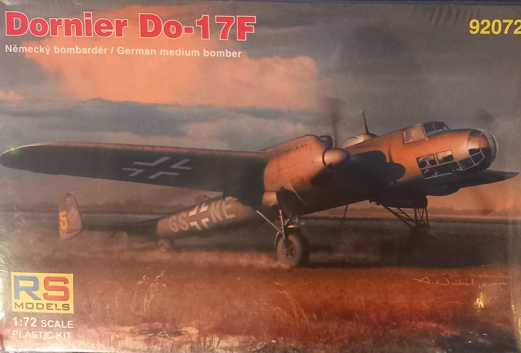 Dornier Do-17F - Escala 1/72 1 Dornier Do-17F - Escala 1/72
