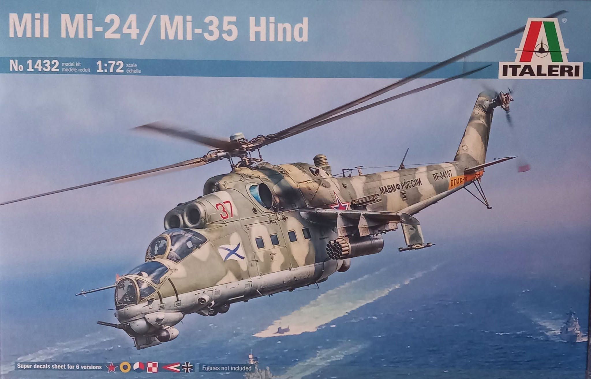 Mil Mi-24/Mi-35 Hind - Escala 1/72 1 Mil Mi-24/Mi-35 Hind - Escala 1/72