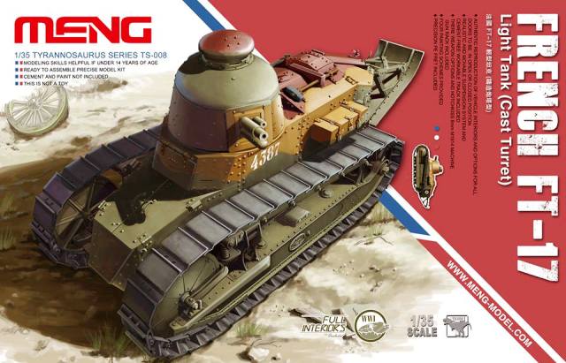 French FT-17 - Escala 1/35 1 French FT-17 - Escala 1/35
